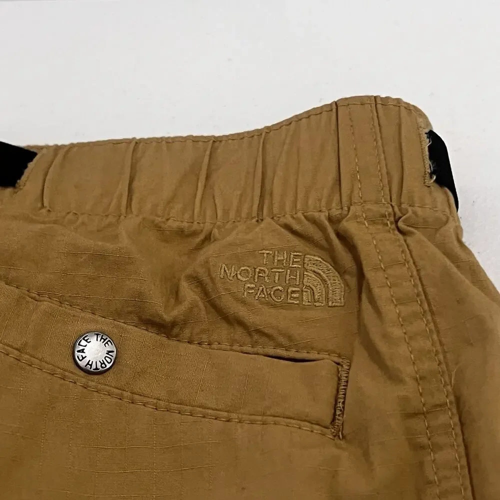 The North Face Men's Ripstop Standard Antelope Tan Cargo Belted Shorts Size M